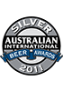 Silver, Australian International Beer Awards 2011 Silver, Australian International Beer Awards 2011