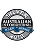 Silver, Australian International Beer Awards 2013 Silver, Australian International Beer Awards 2013